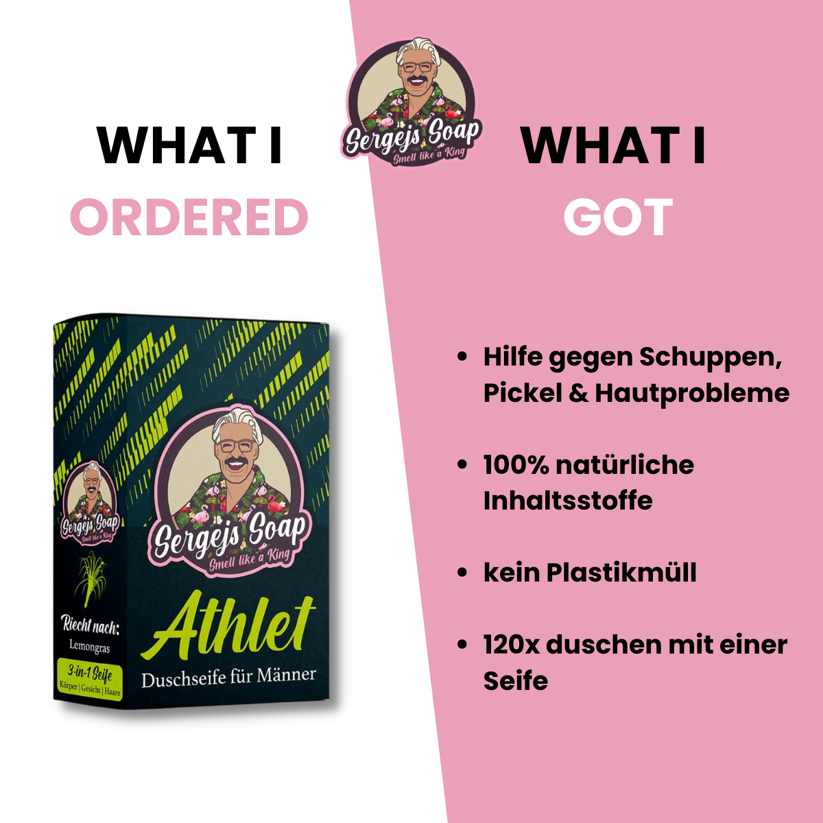 Sergej's Soap Facebook ad