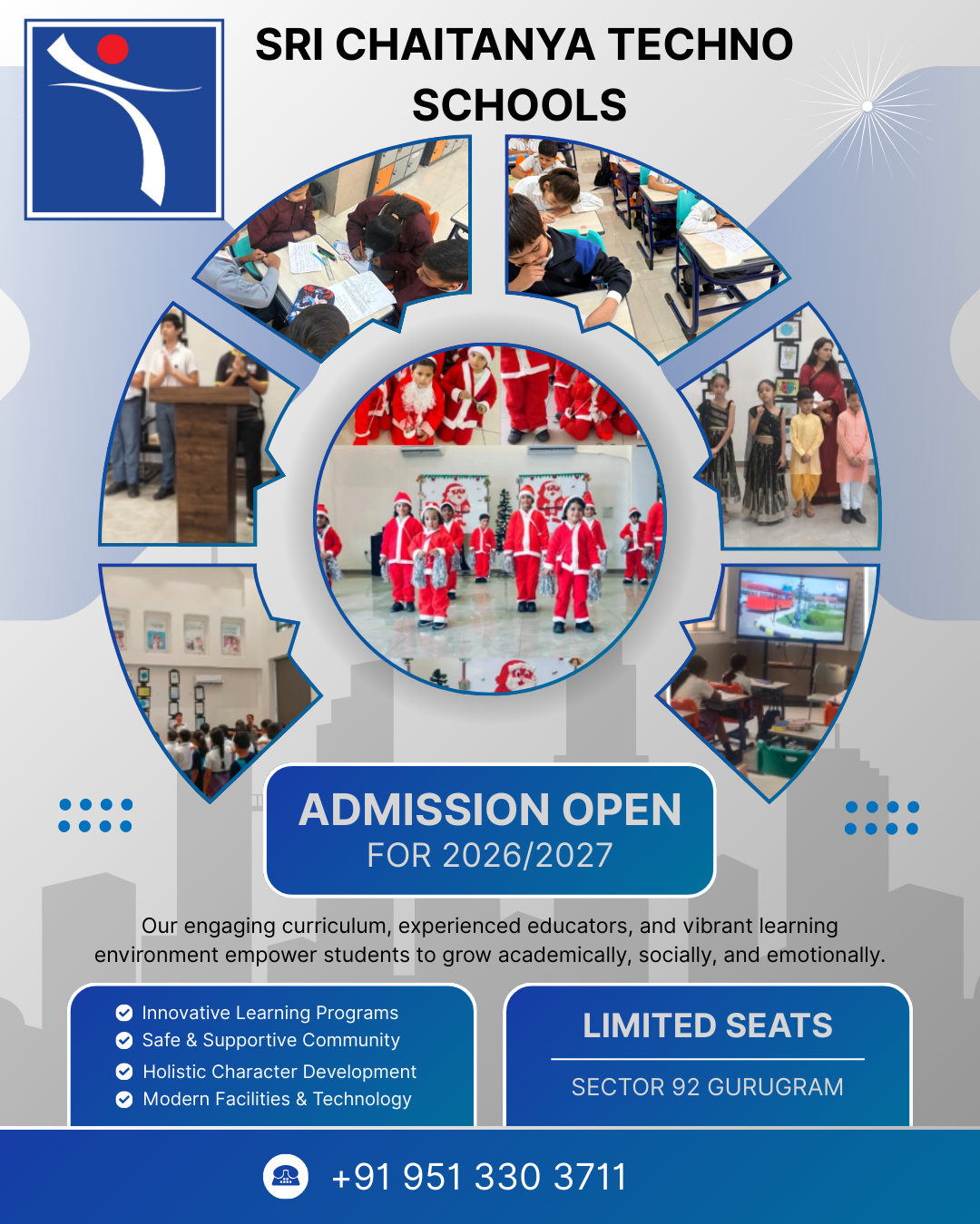 Sri Chaitanya Techno School Facebook ad: Your child deserves a school that builds strong…