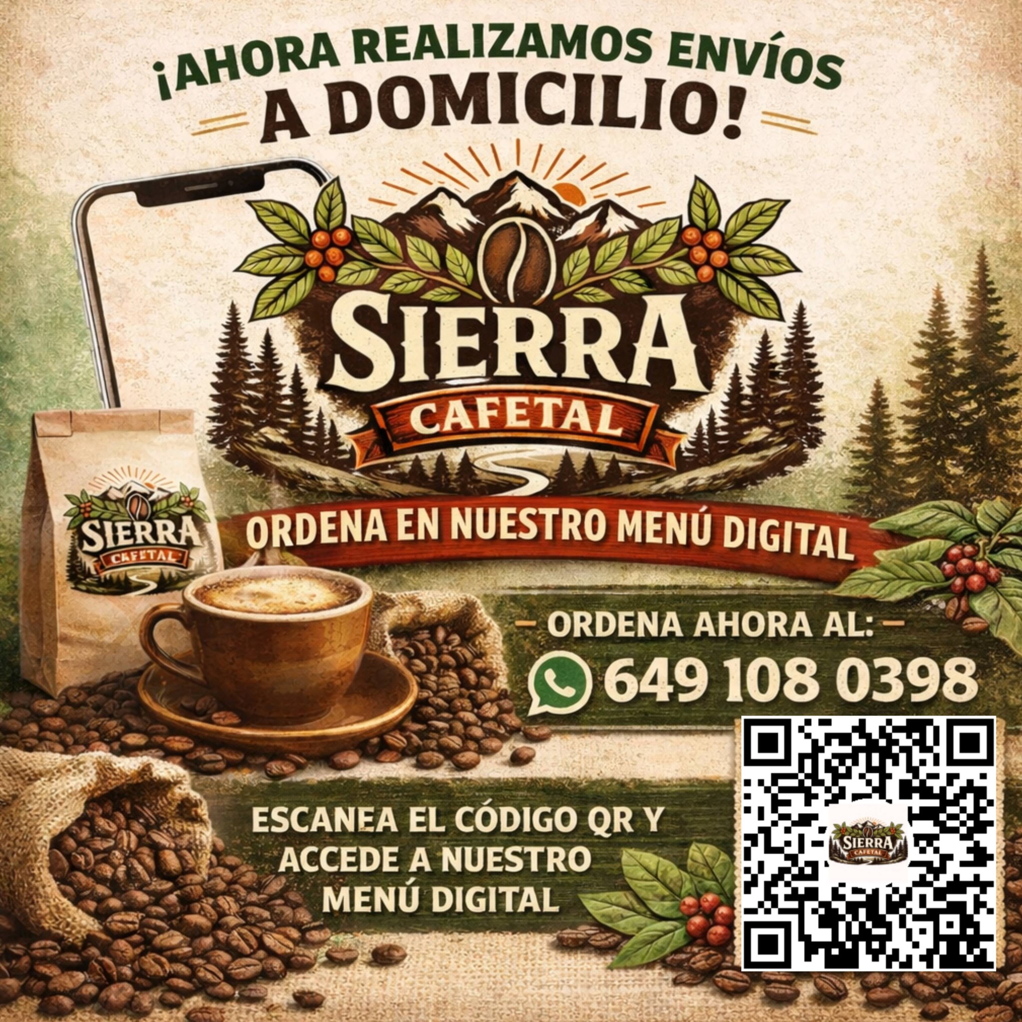 Sierra Cafetal Facebook ad: SIERRA CAFETAL