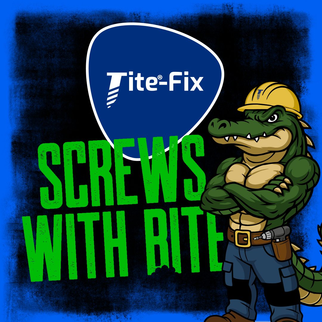 Tite-Fix Ltd Facebook ad: With their triangular core, Tite-Fix screws clamp materials…