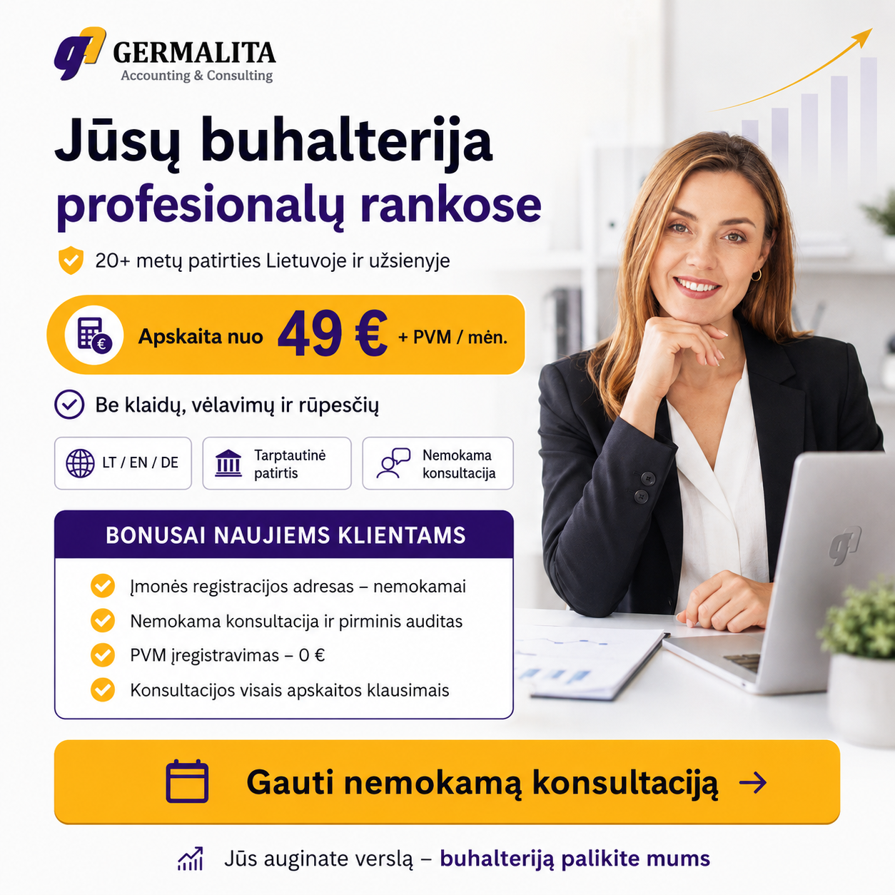 Germalita buhalterinė apskaita Facebook ad