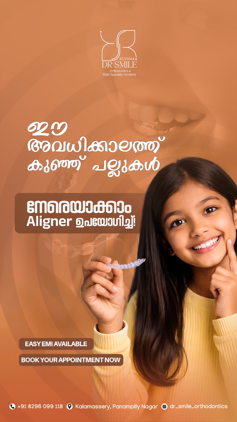 Dr Smile Orthodontics Facebook ad from Apr 30, 2026