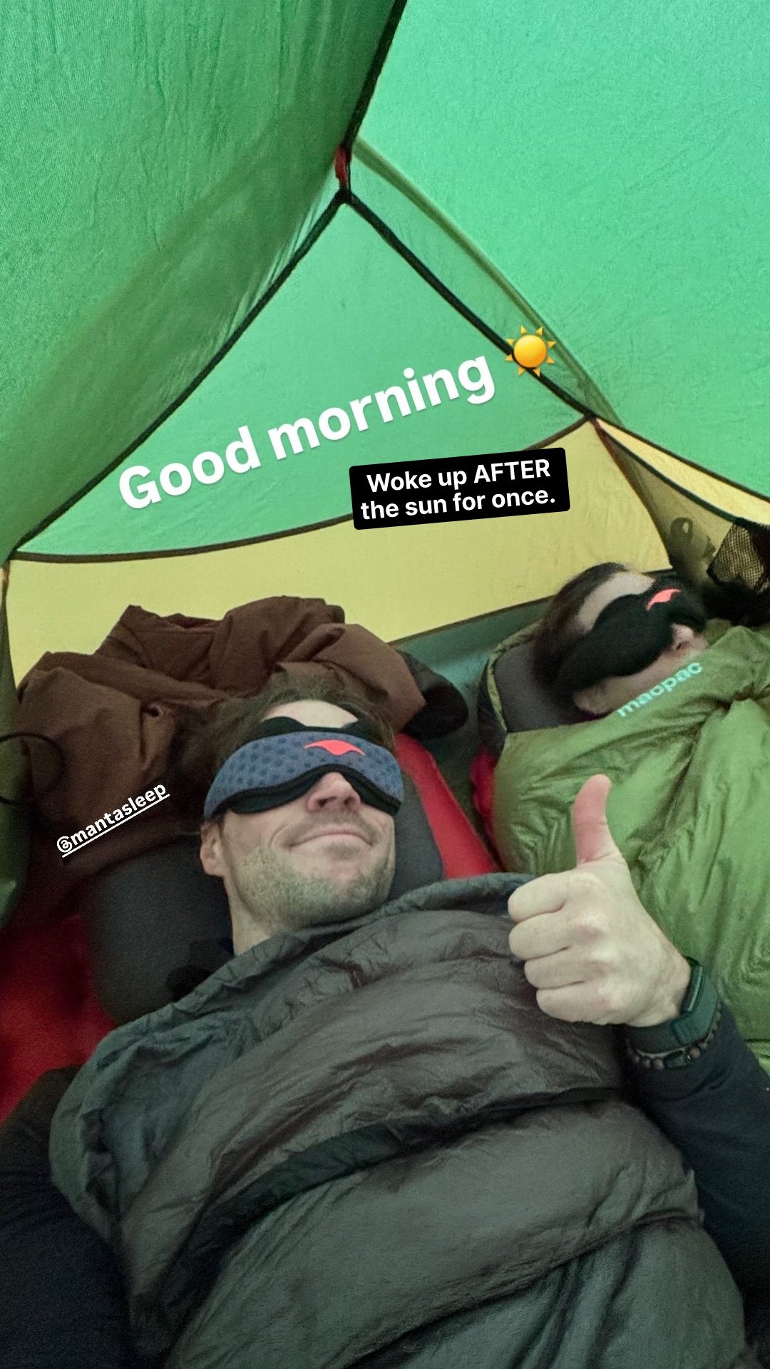 Manta Sleep Facebook ad