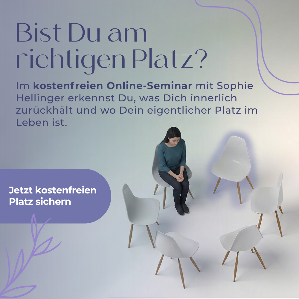 Hellingerschule / Hellinger Sciencia Facebook ad: Es wiederholt sich, bis Du hinschaust