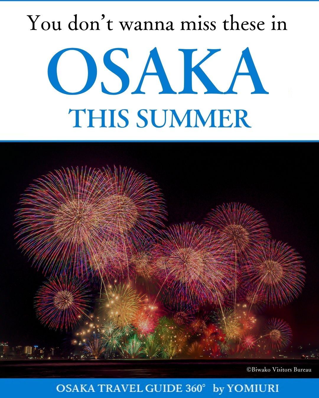 読売新聞大阪本社 Facebook ad: Summer day trips from Osaka!