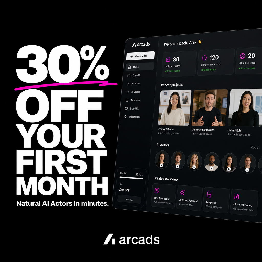 Arcads AI - Newsletter   Facebook ad