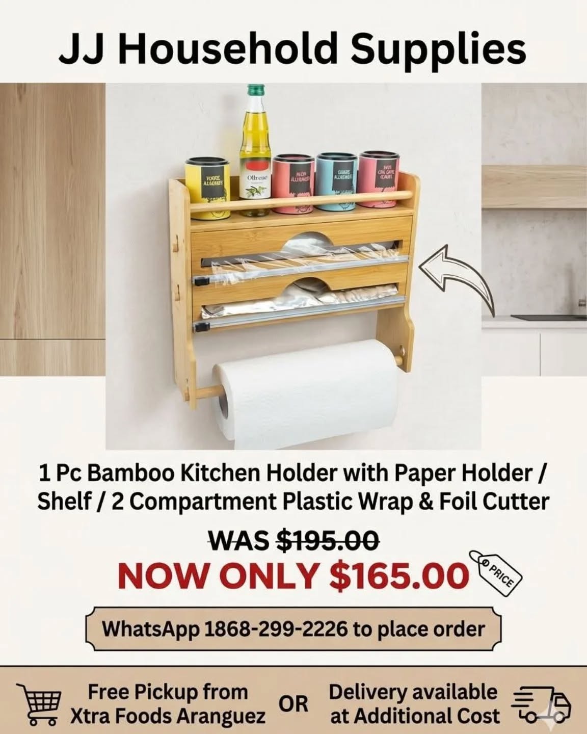 JJ Household Supplies Facebook ad