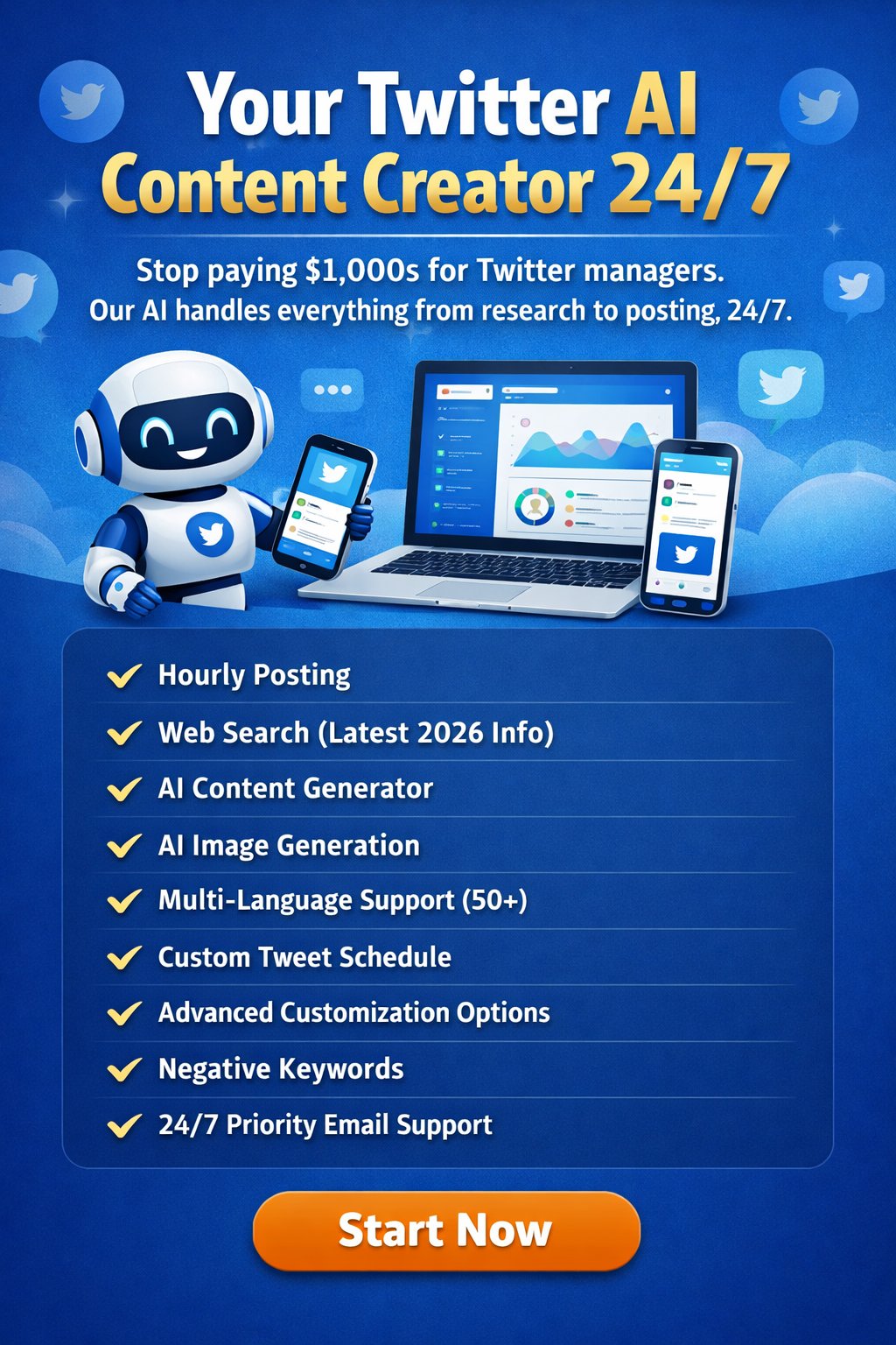 TweetyX Facebook ad: AI Content Creator for X | TweetyX