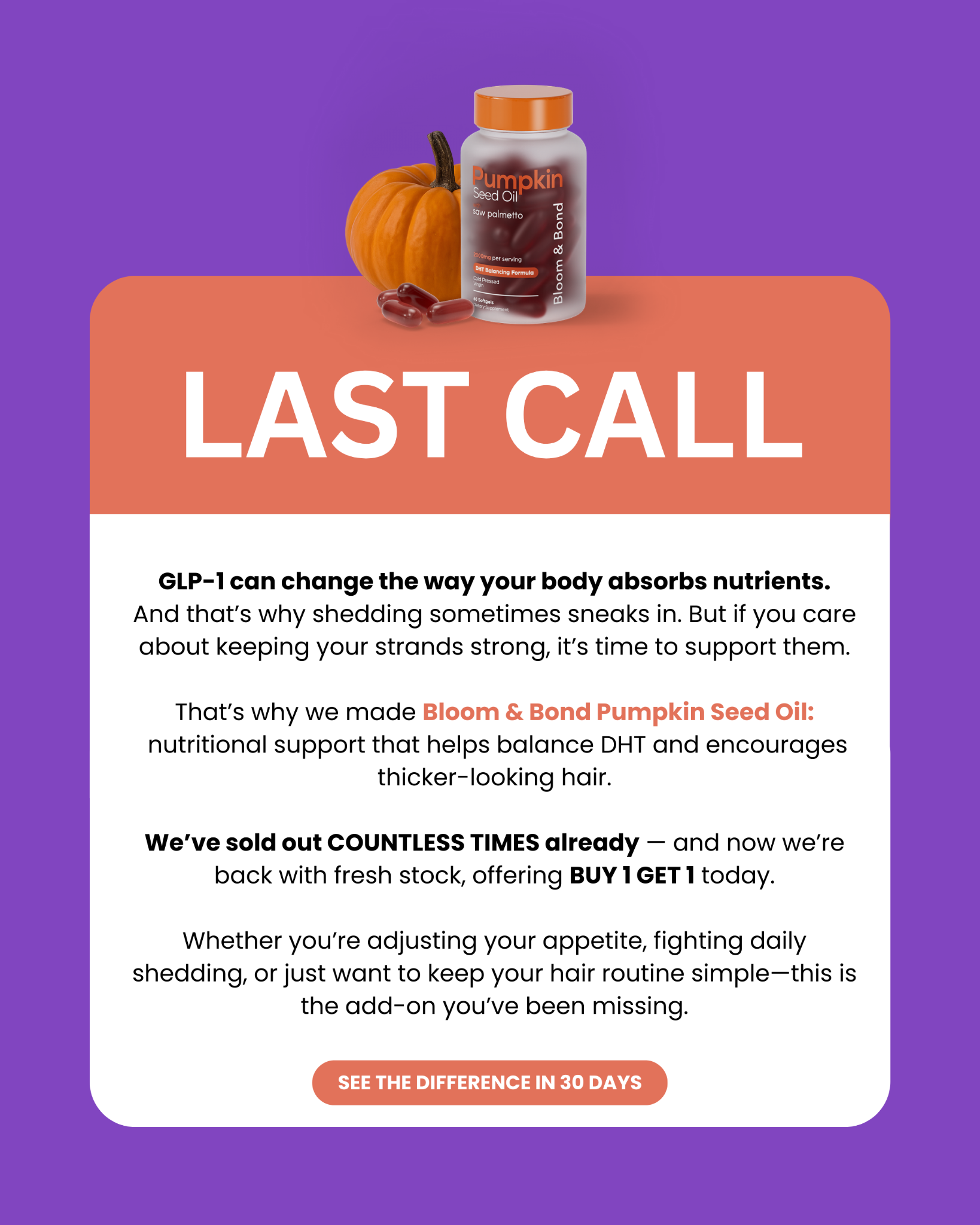 Bloom & Bond Facebook ad