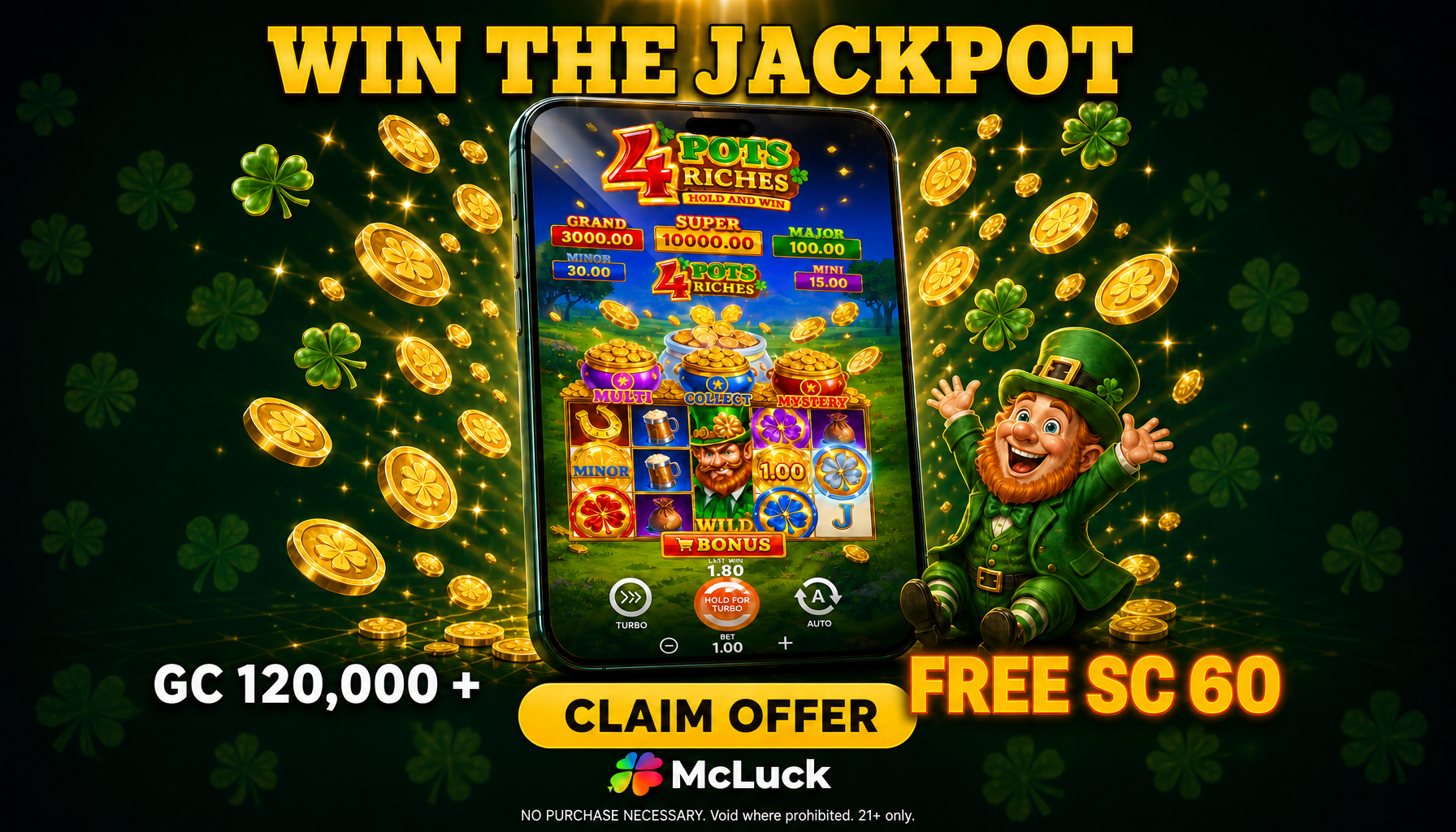 McLuck.com Facebook ad