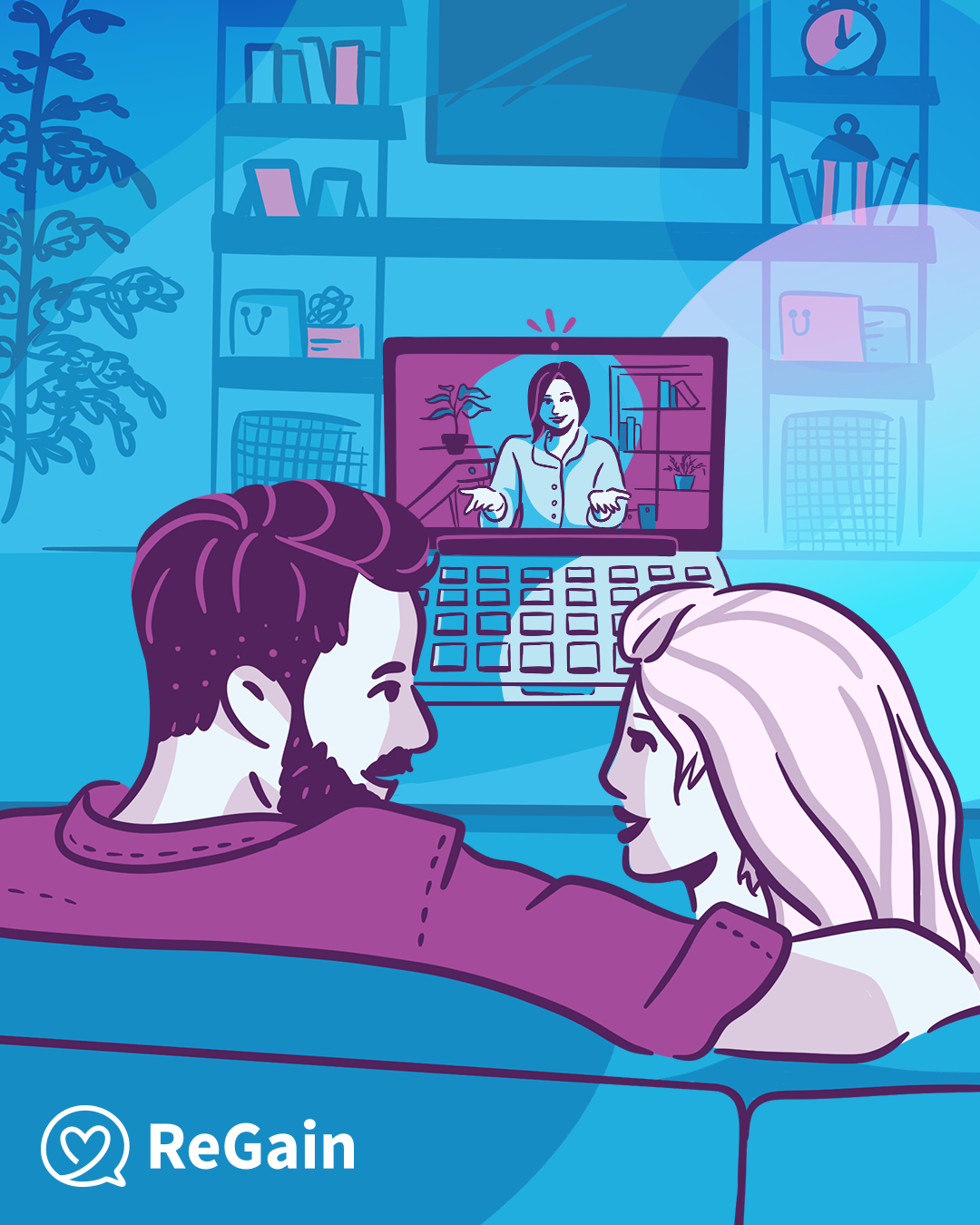 Regain: Relationship Counseling Facebook ad