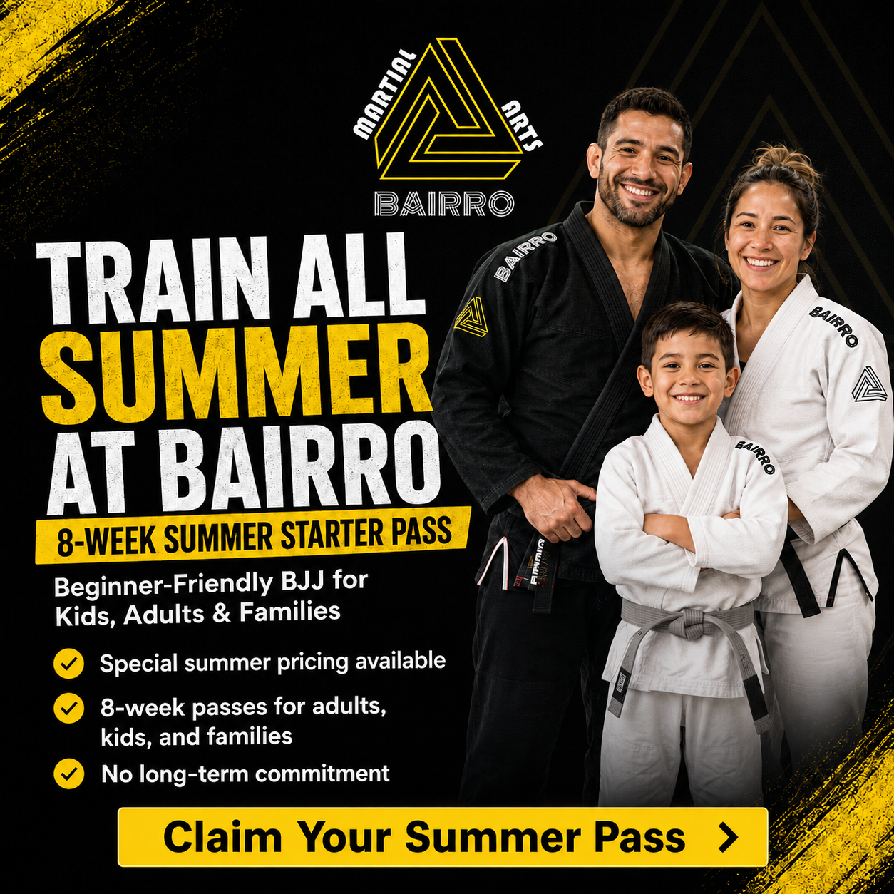 Bairro Brazilian Jiu-Jitsu & Muay Thai Kickboxing Facebook ad