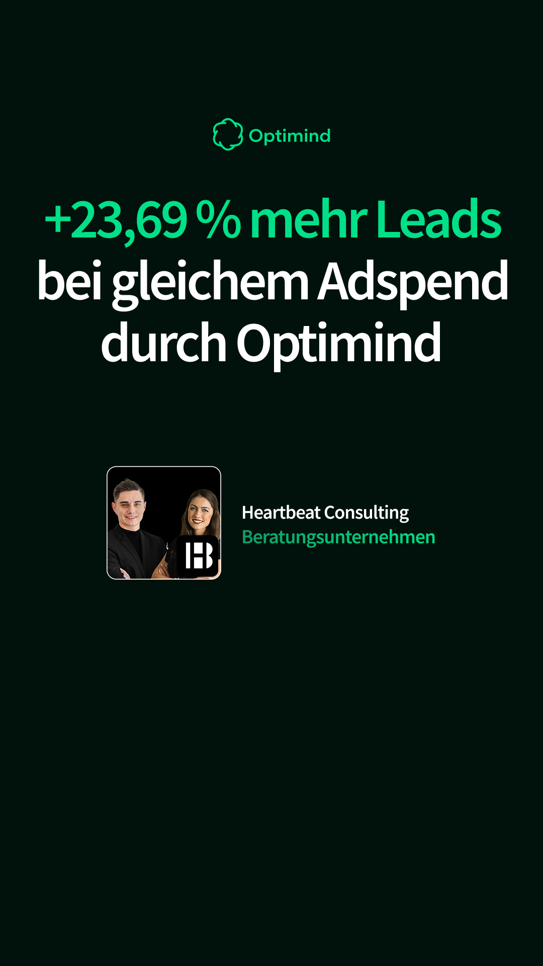 Optimind Facebook ad