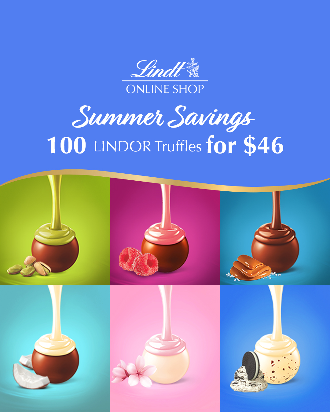 Lindt Facebook ad