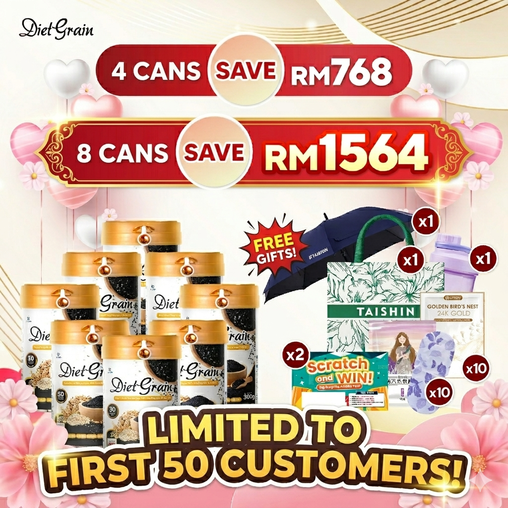 Hishin DietGrain Facebook ad