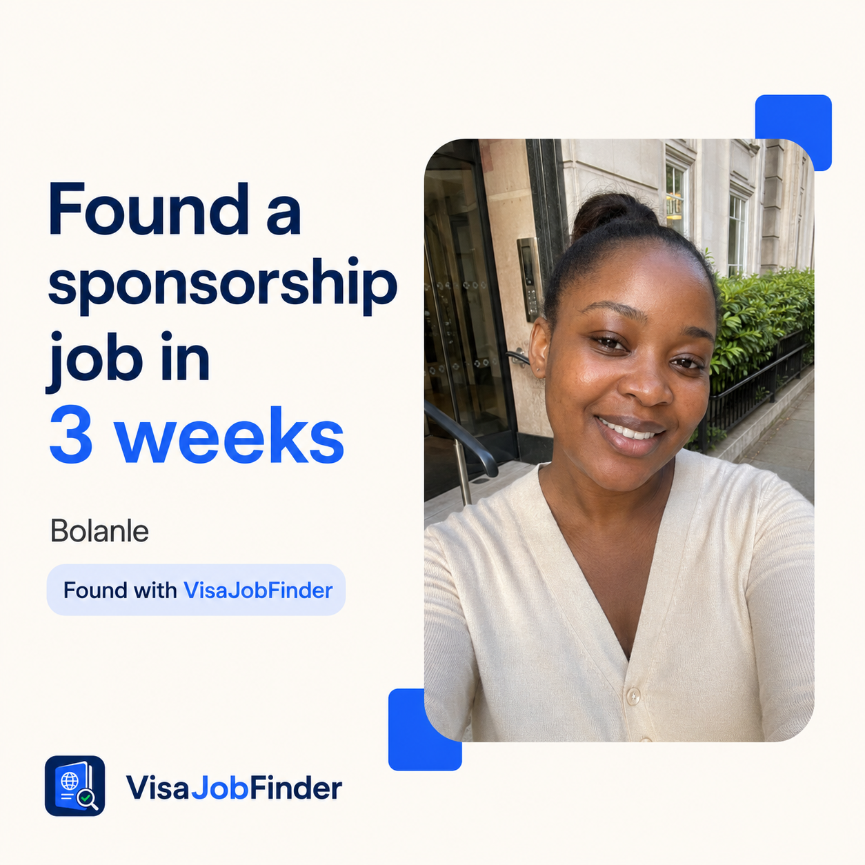 Visa Job Finder Facebook ad