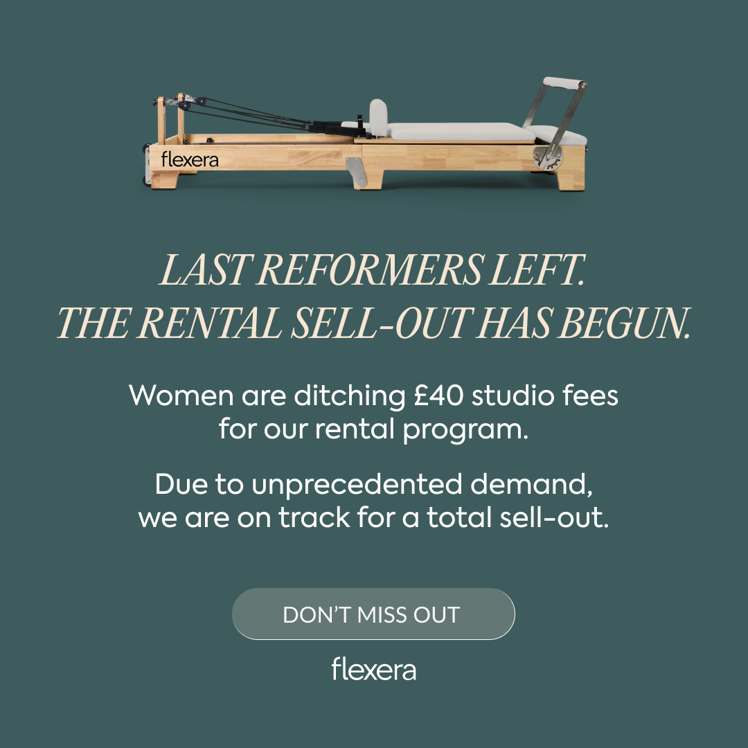 Flexera - At Home Reformer Pilates Facebook ad