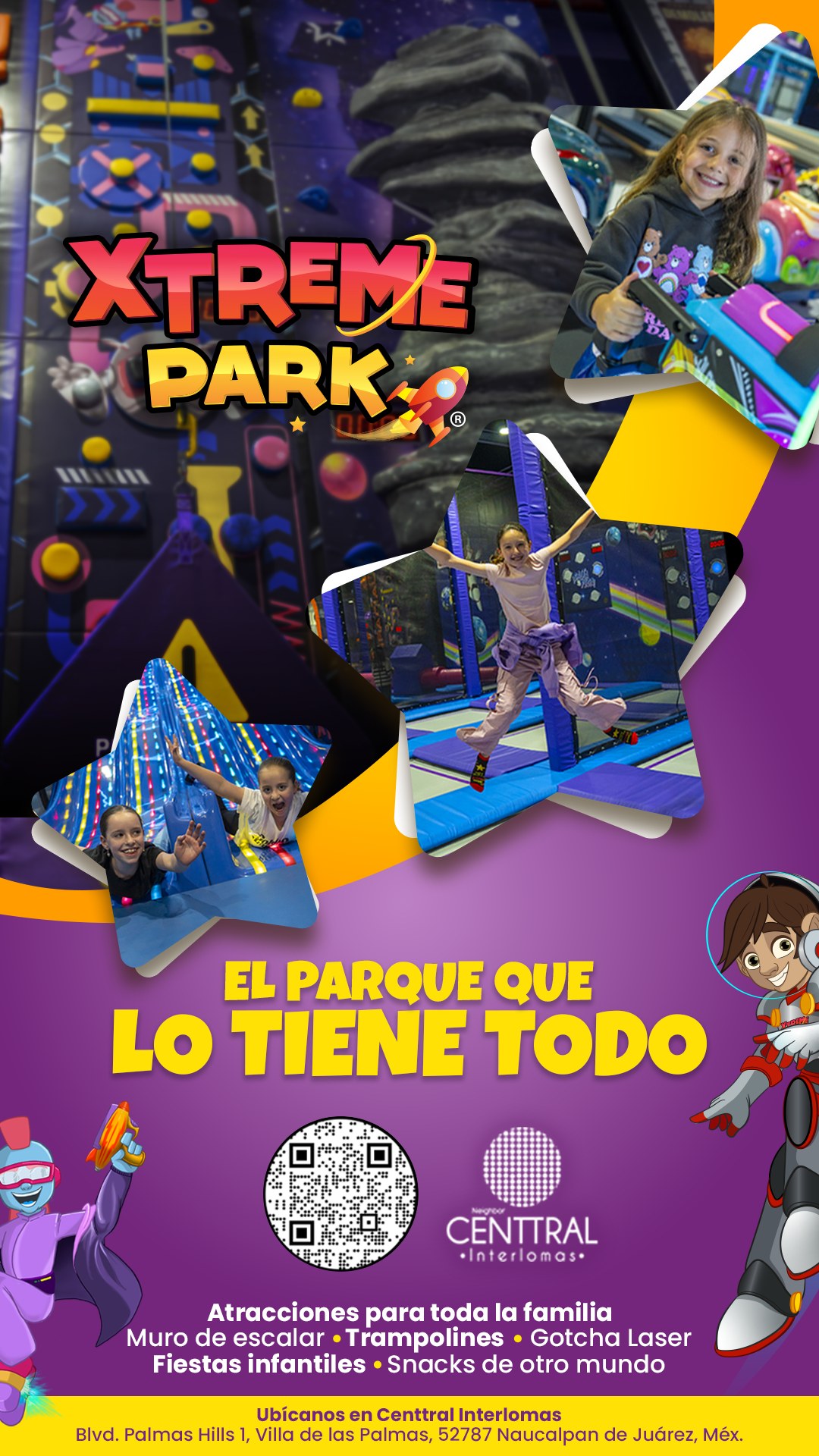 Xtreme Park México Facebook ad: ¿Buscas un plan diferente y divertido?