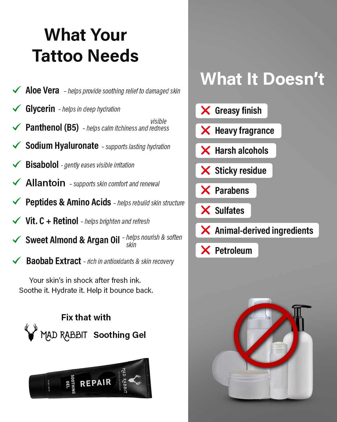 Mad Rabbit Tattoo Facebook ad