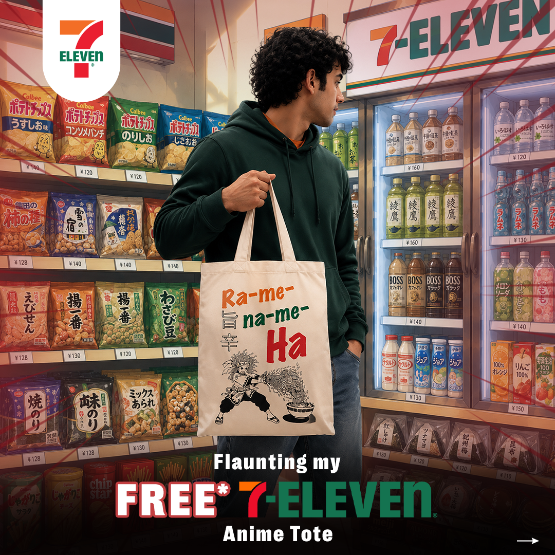 7-ElevenIndia Facebook ad: Come for the anime vibes, leave with the…
