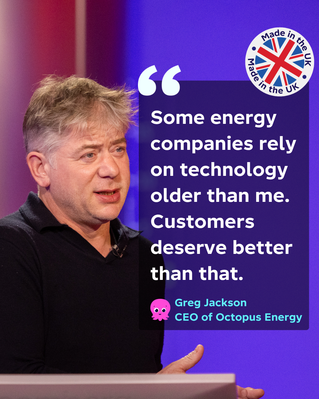 Octopus Energy Facebook ad