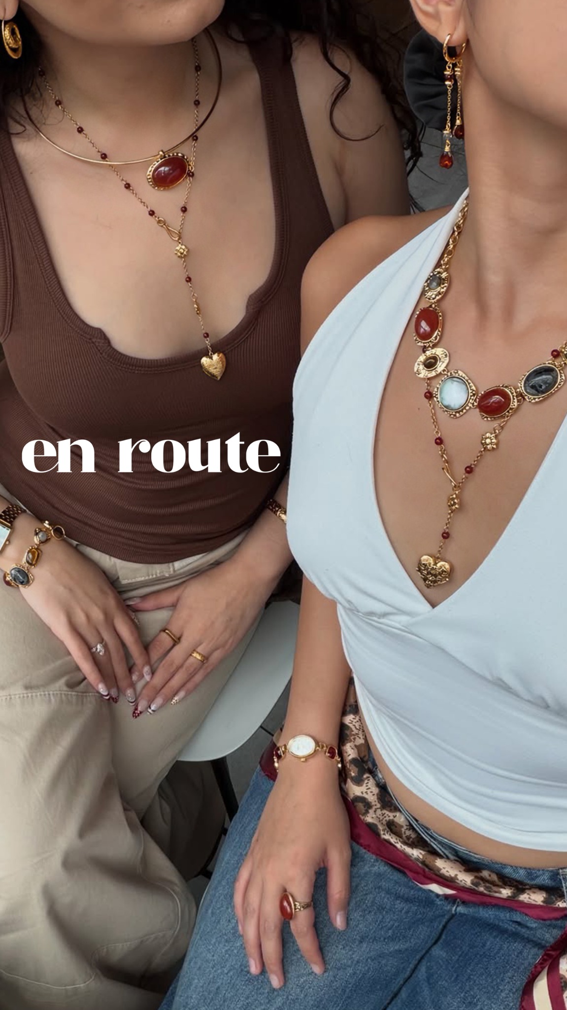 En Route Jewelry Facebook ad: Free Shipping For Orders Over $40