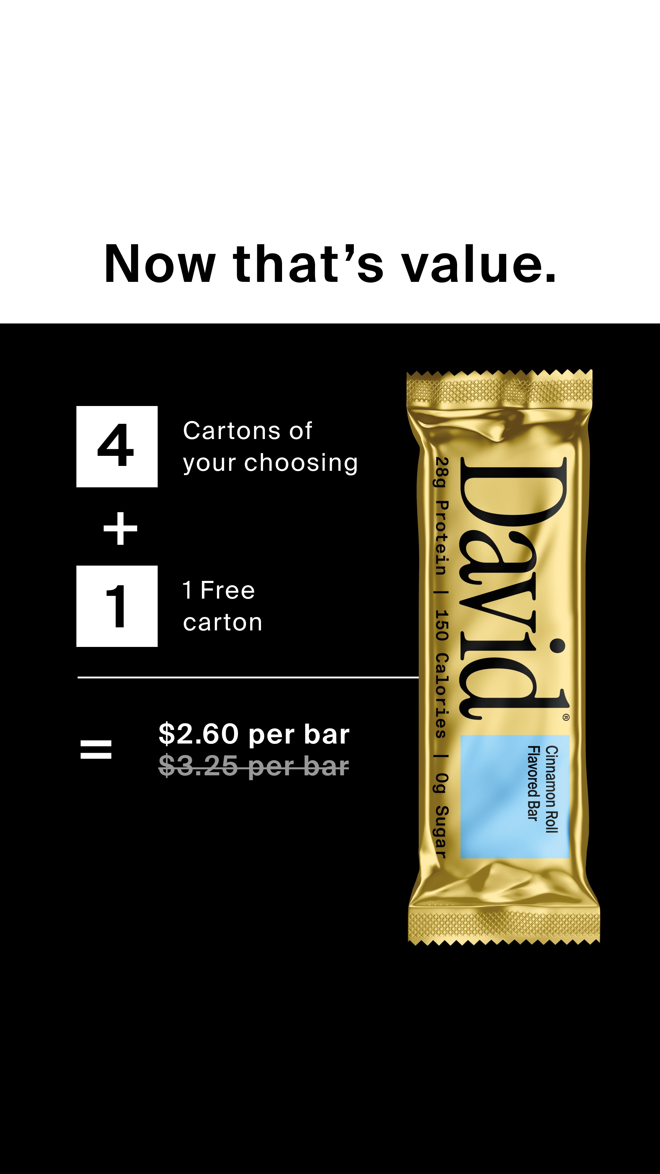 David Protein Facebook ad
