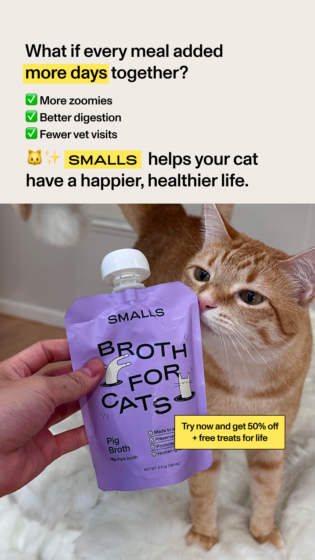 Smalls Facebook ad