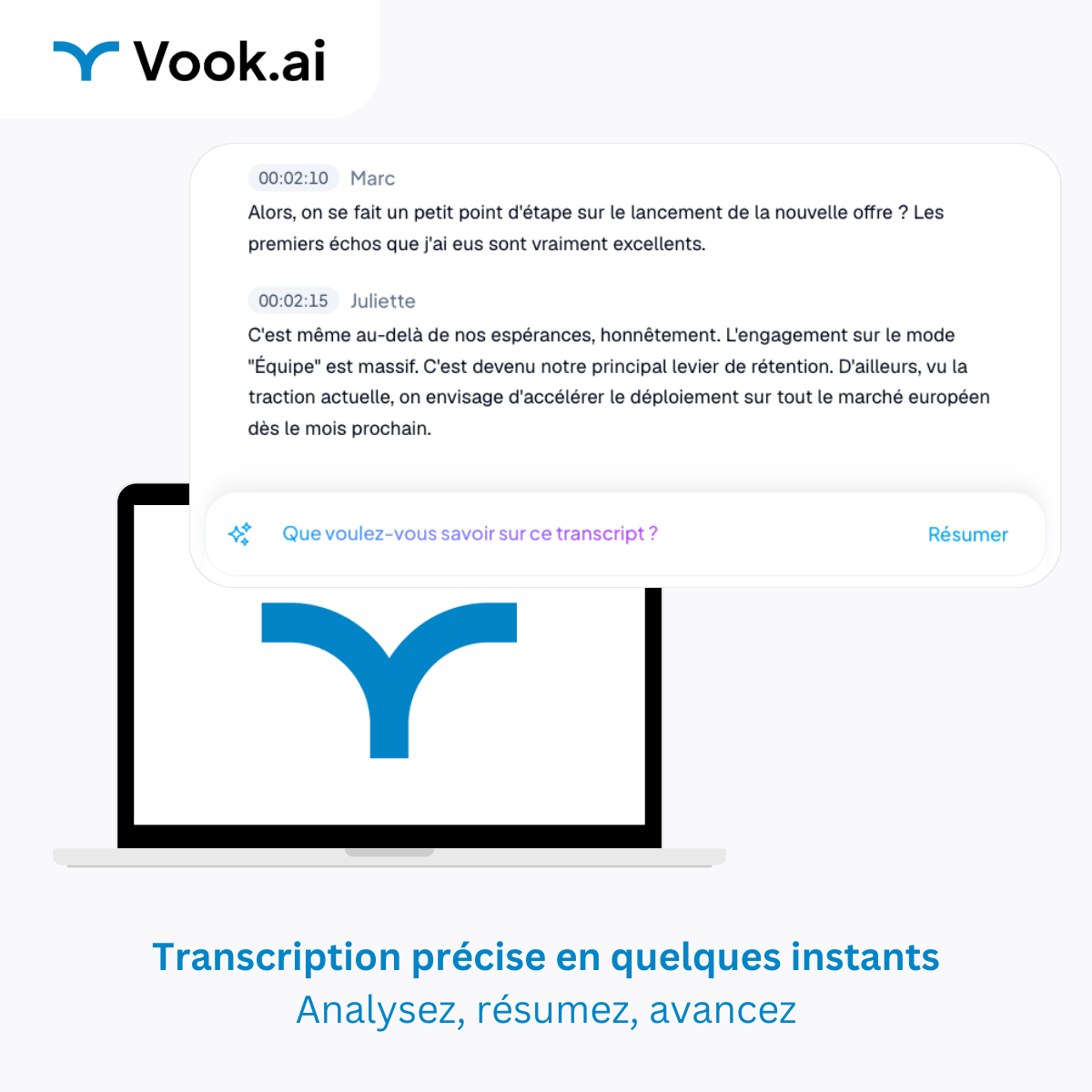 Vook.ai Facebook ad: Confier ses entretiens à une IA demande de…