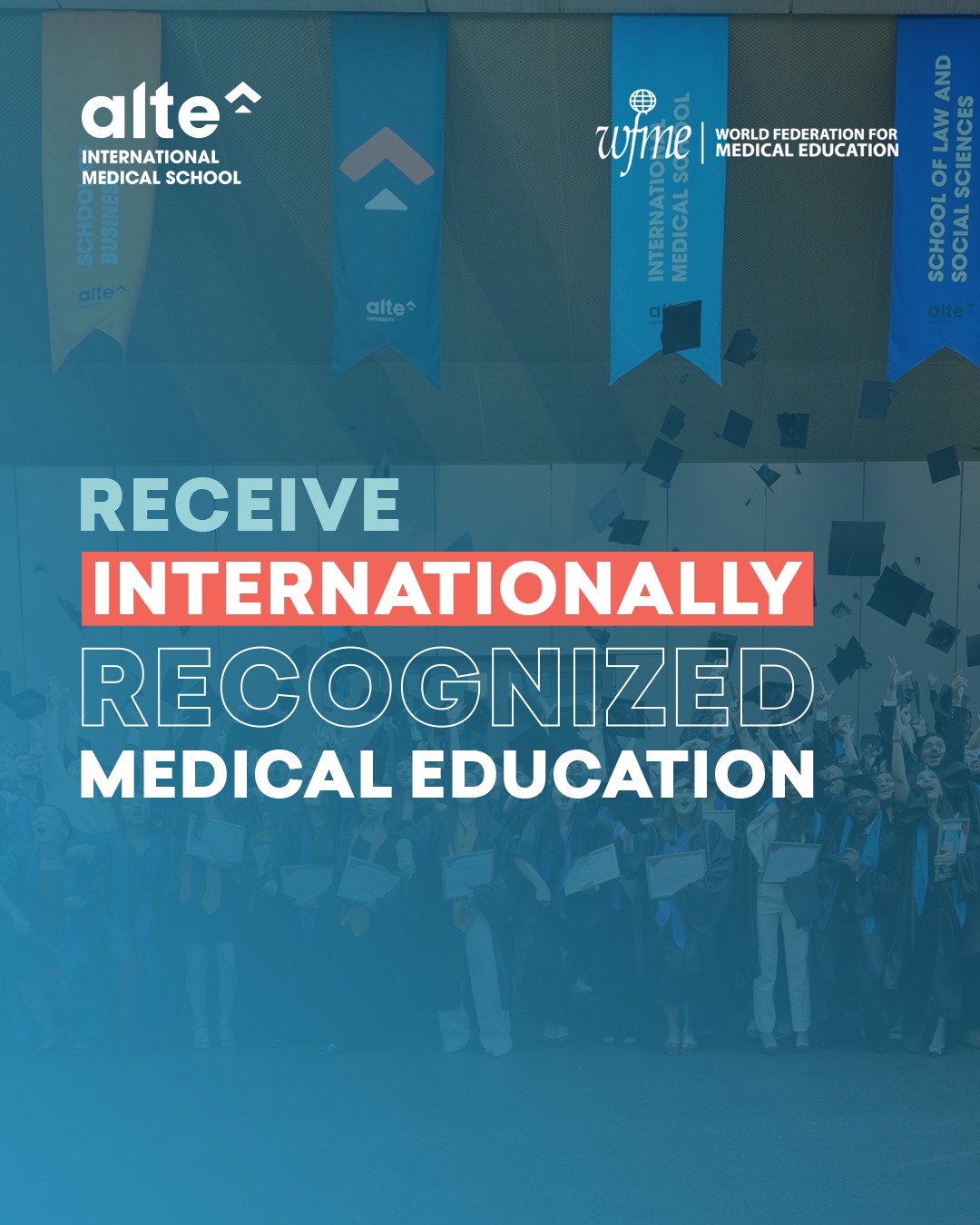 International Medical School - Alte University Facebook ad: At Alte University, our medical education is built…