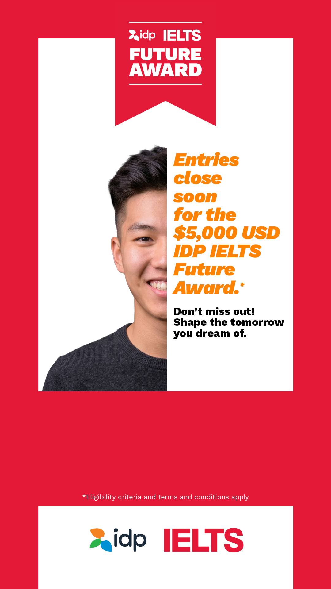 IELTS by IDP Facebook ad