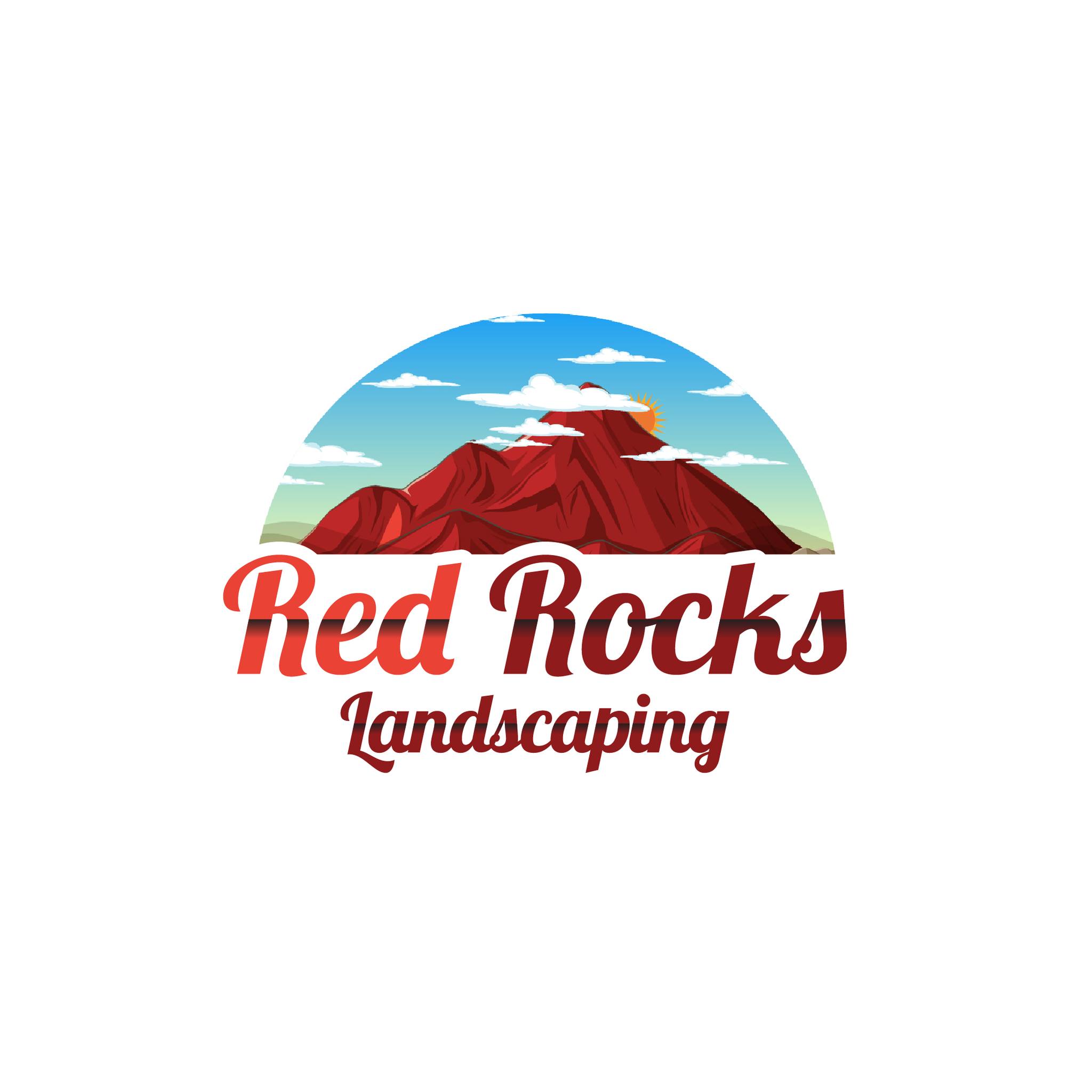 Red Rock Landscaping Facebook ad: We believe that landscaping is an art form…