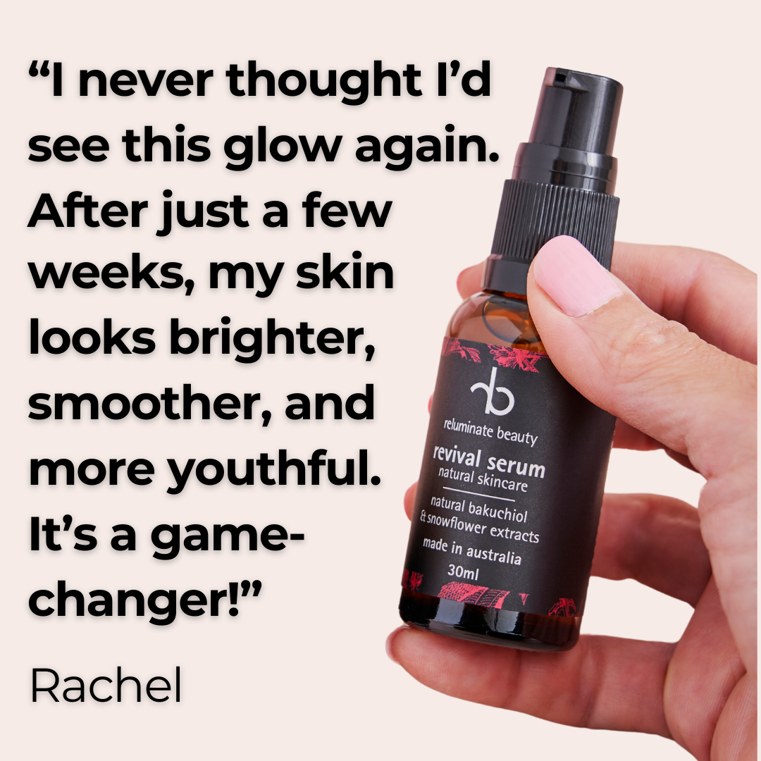 Reluminate beauty Facebook ad
