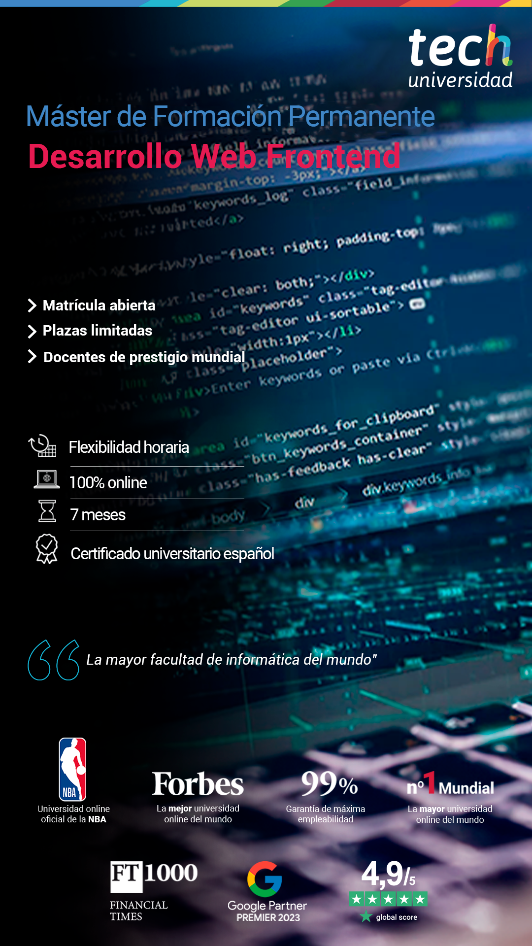 Tech school of information technology Facebook ad from May 7, 2026