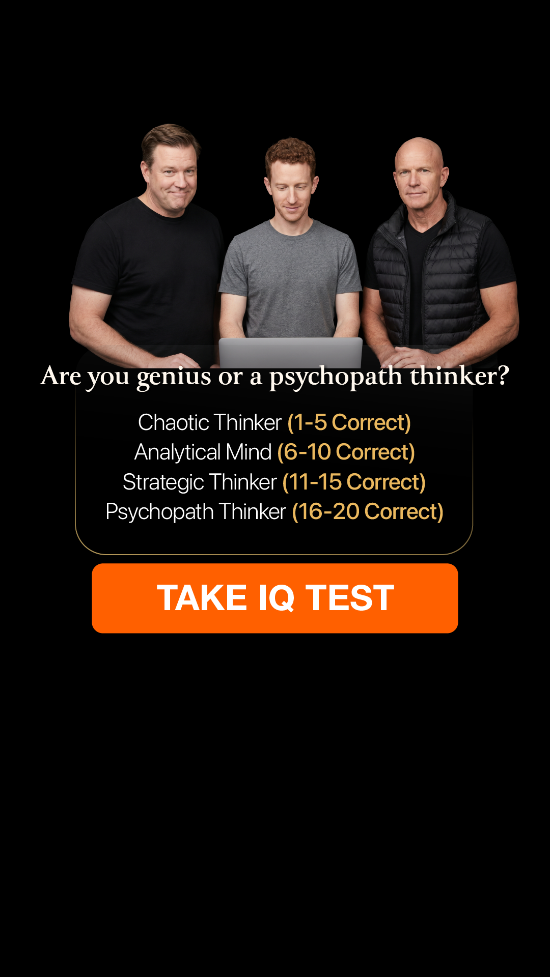 My IQ Facebook ad