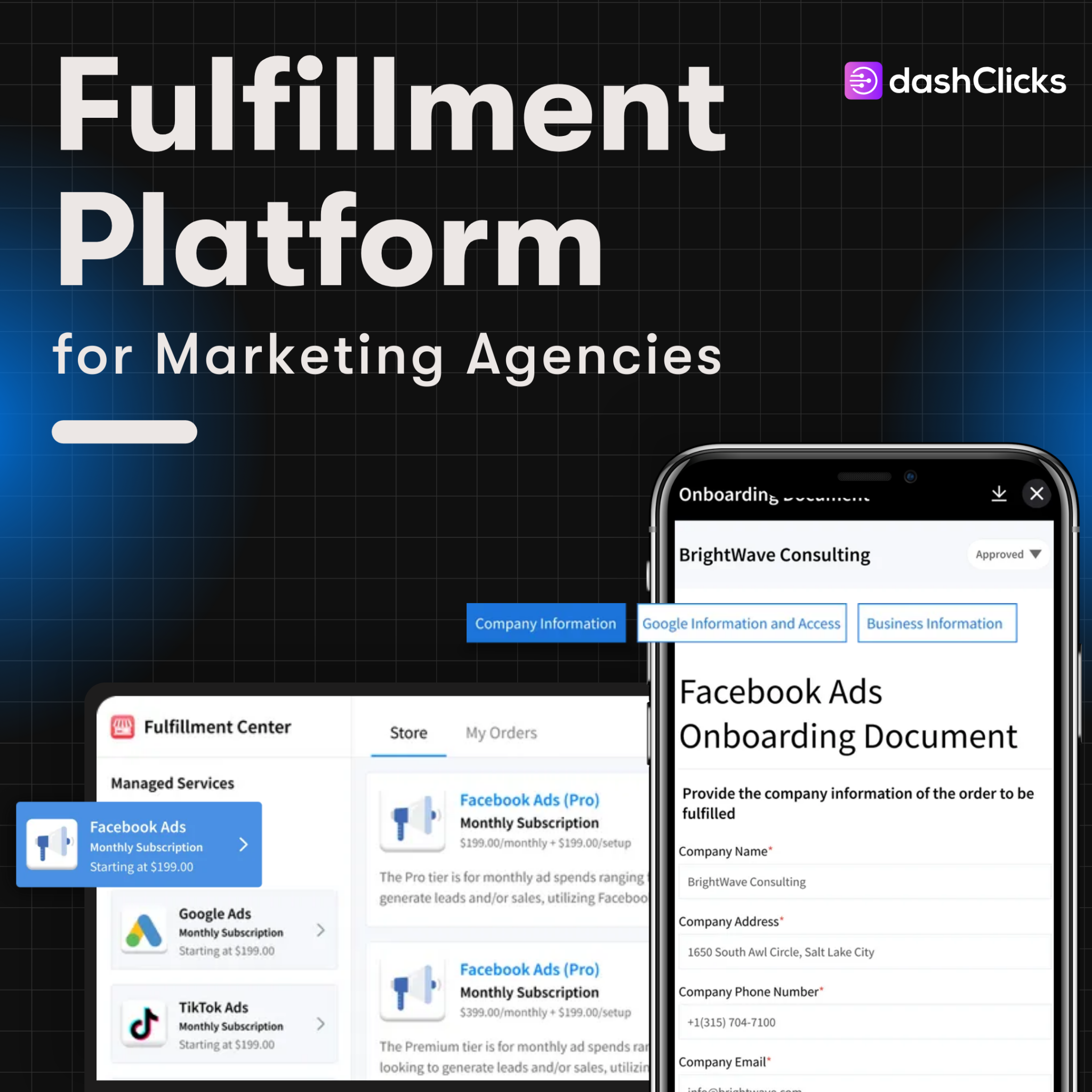 DashClicks Facebook ad: Simplify Your Agency