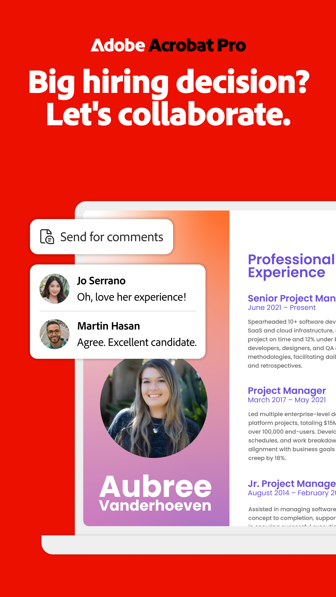 Adobe Acrobat Facebook ad