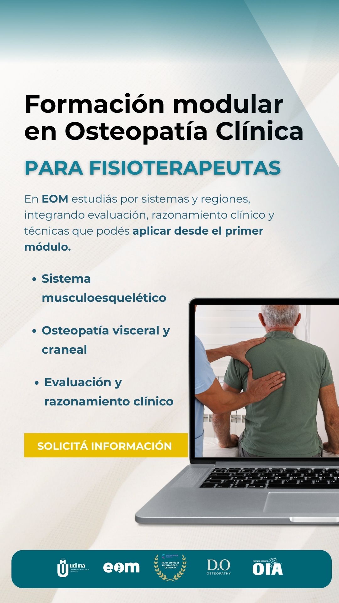 Escuela de Osteopatía de Madrid - América Facebook ad from Feb 20, 2026