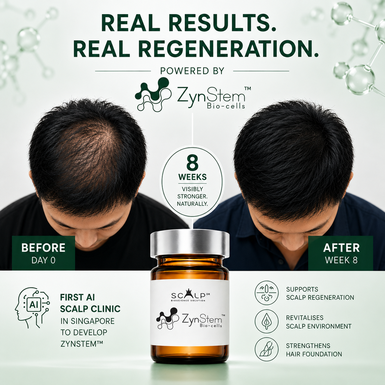 DrScalp Facebook ad: Book First Appt Today!