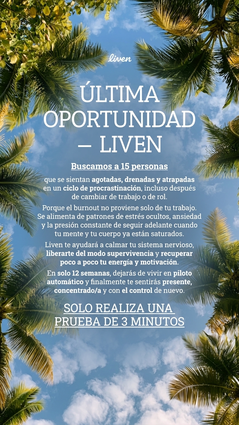 Liven: Comunidad de Autodescubrimiento Facebook ad