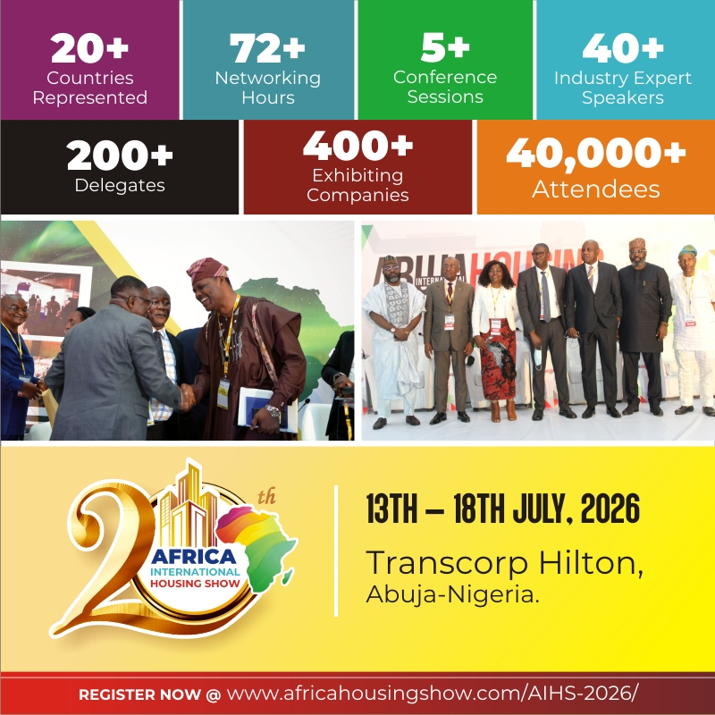 Africa International Housing Show Facebook ad: Africa International Housing Show @ 20
