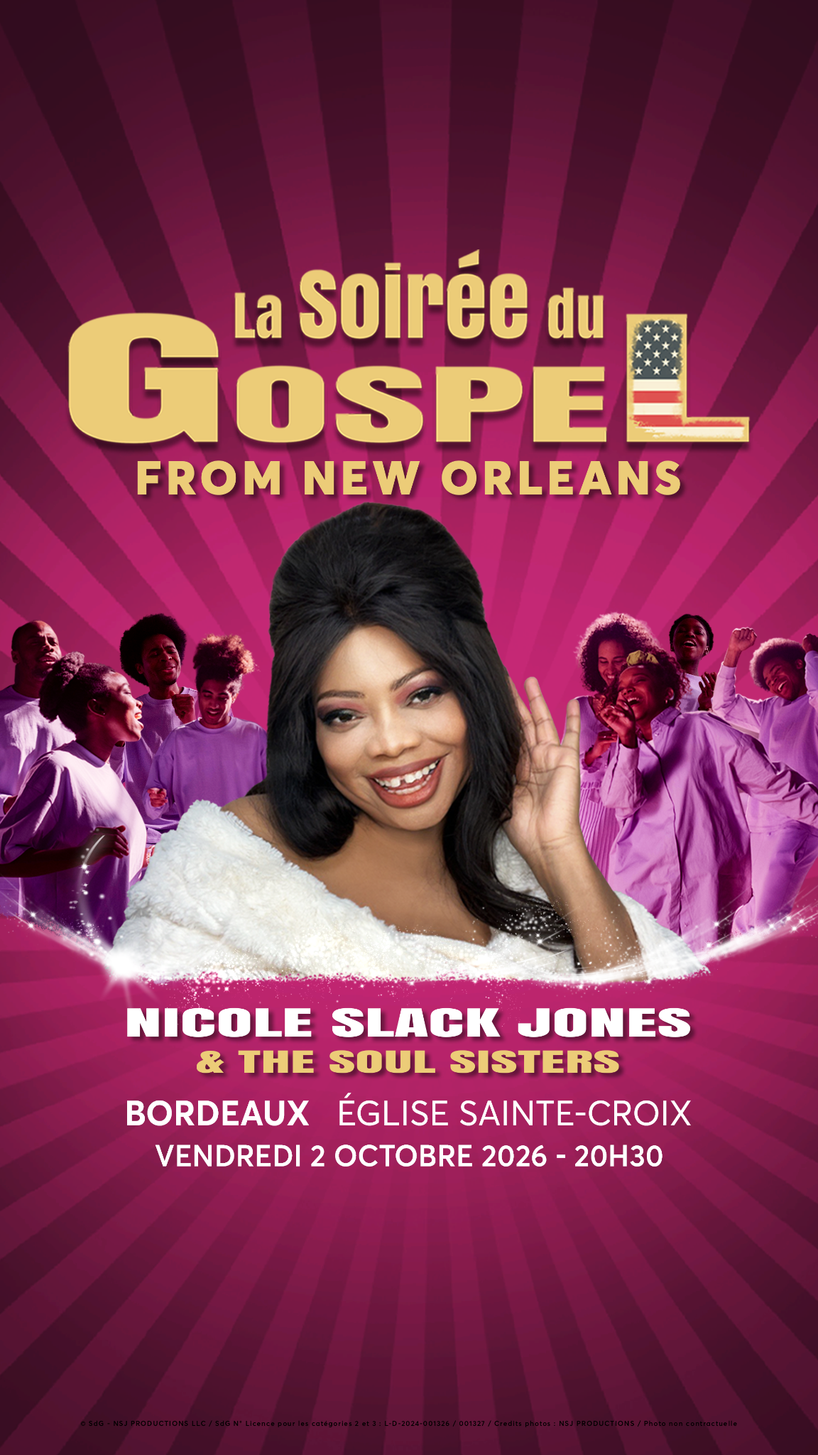 La Soirée du Gospel Facebook ad from Aug 10, 2026