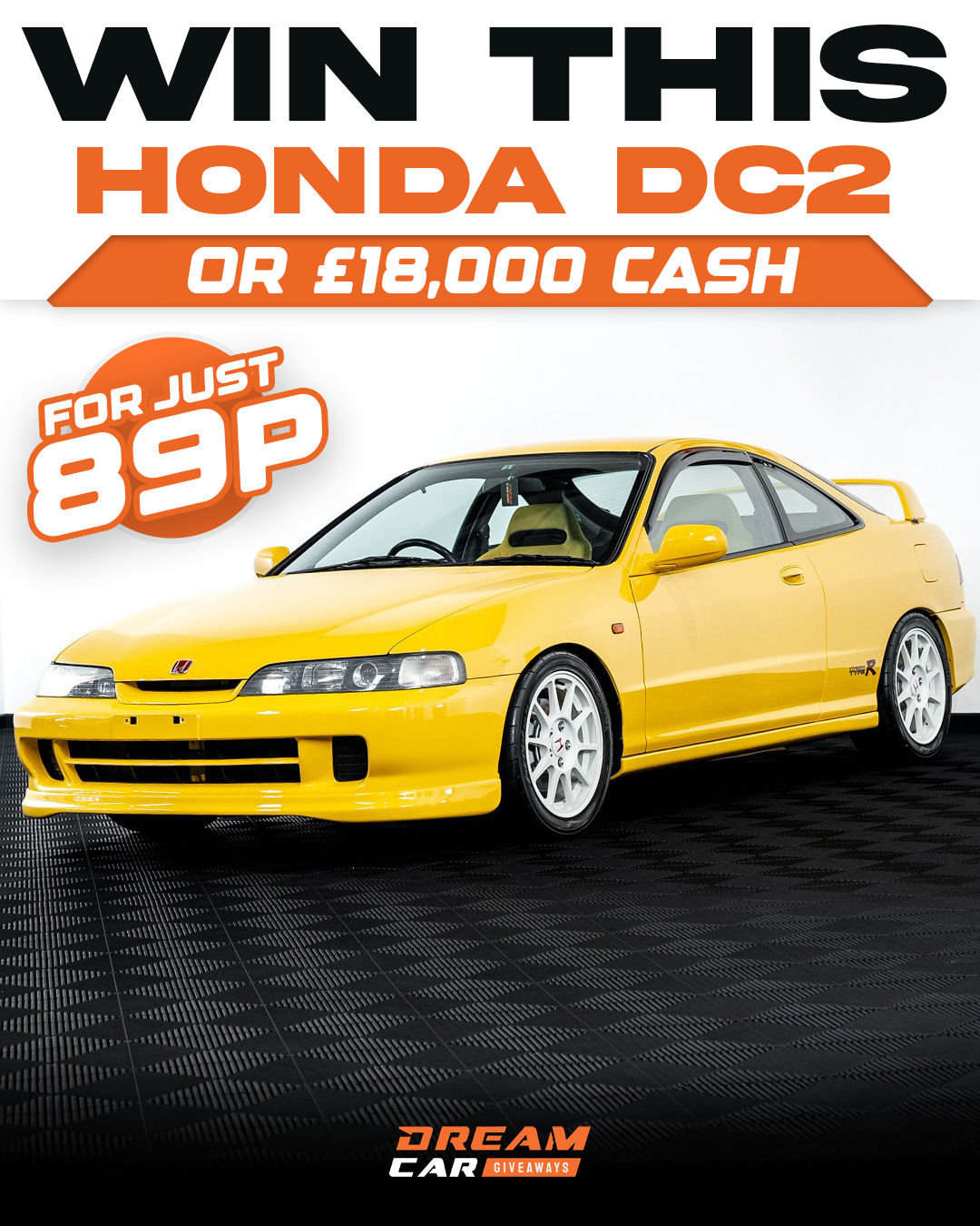 Dream Car Giveaways Facebook ad