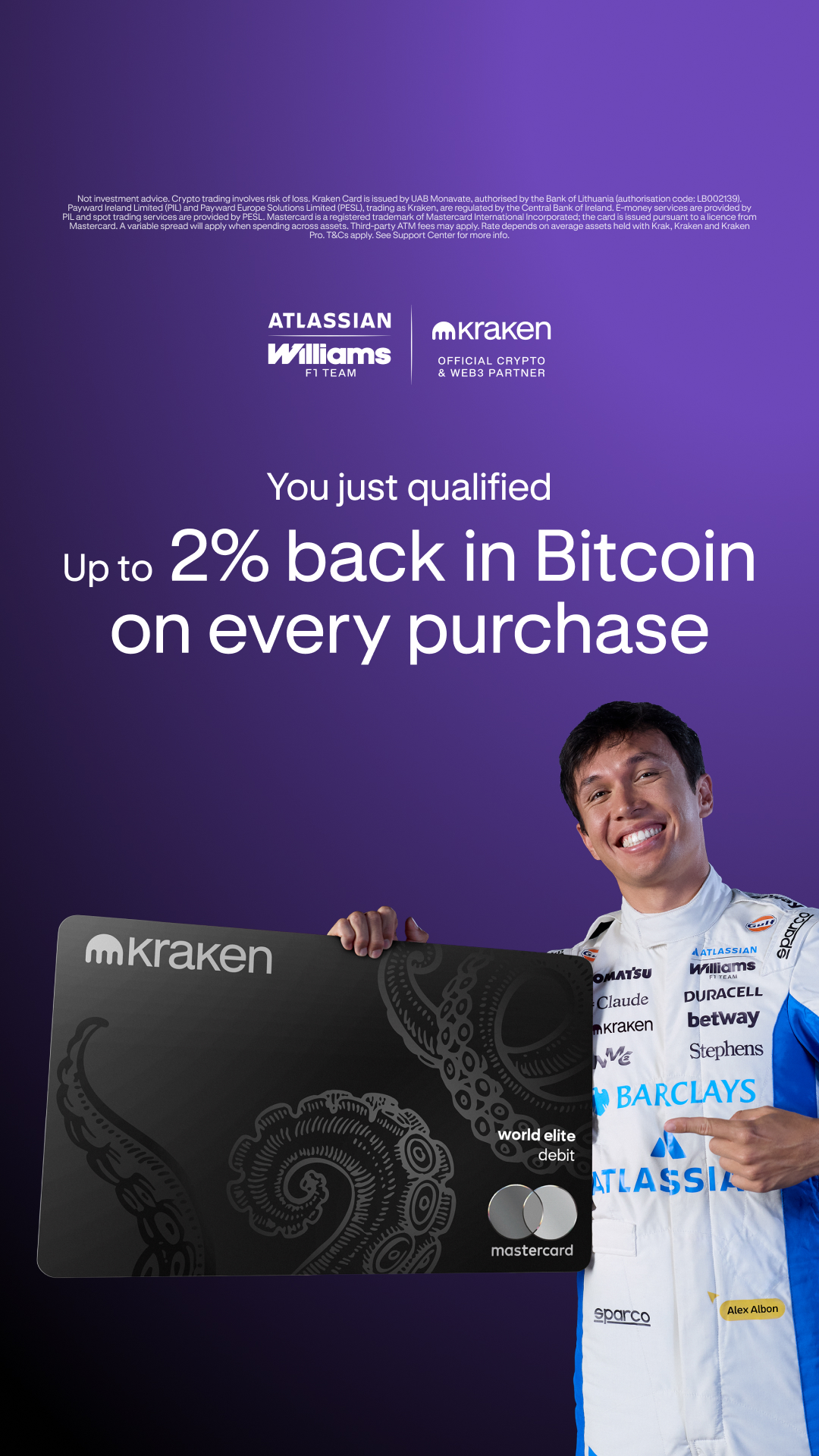 Kraken Digital Asset Exchange Facebook ad