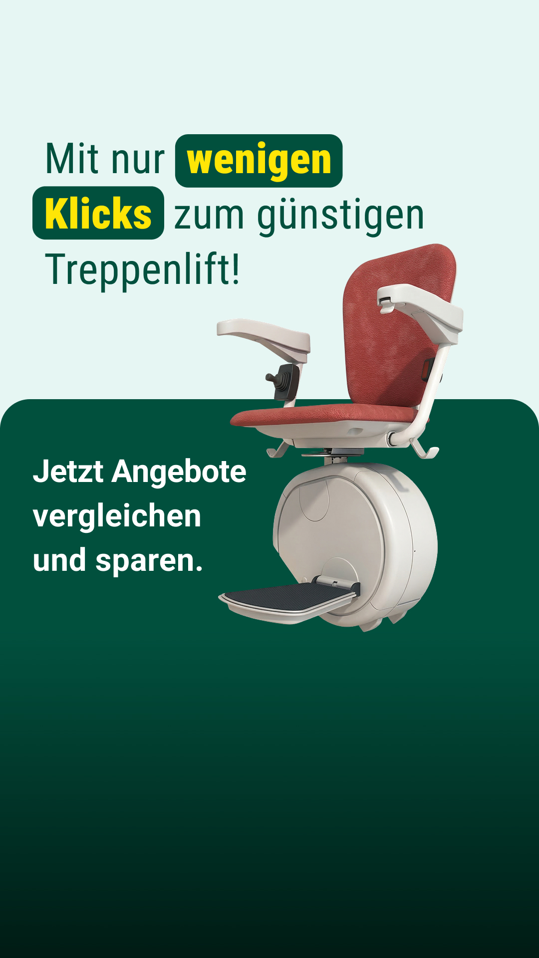 Aroundhome - Treppenlift Facebook ad