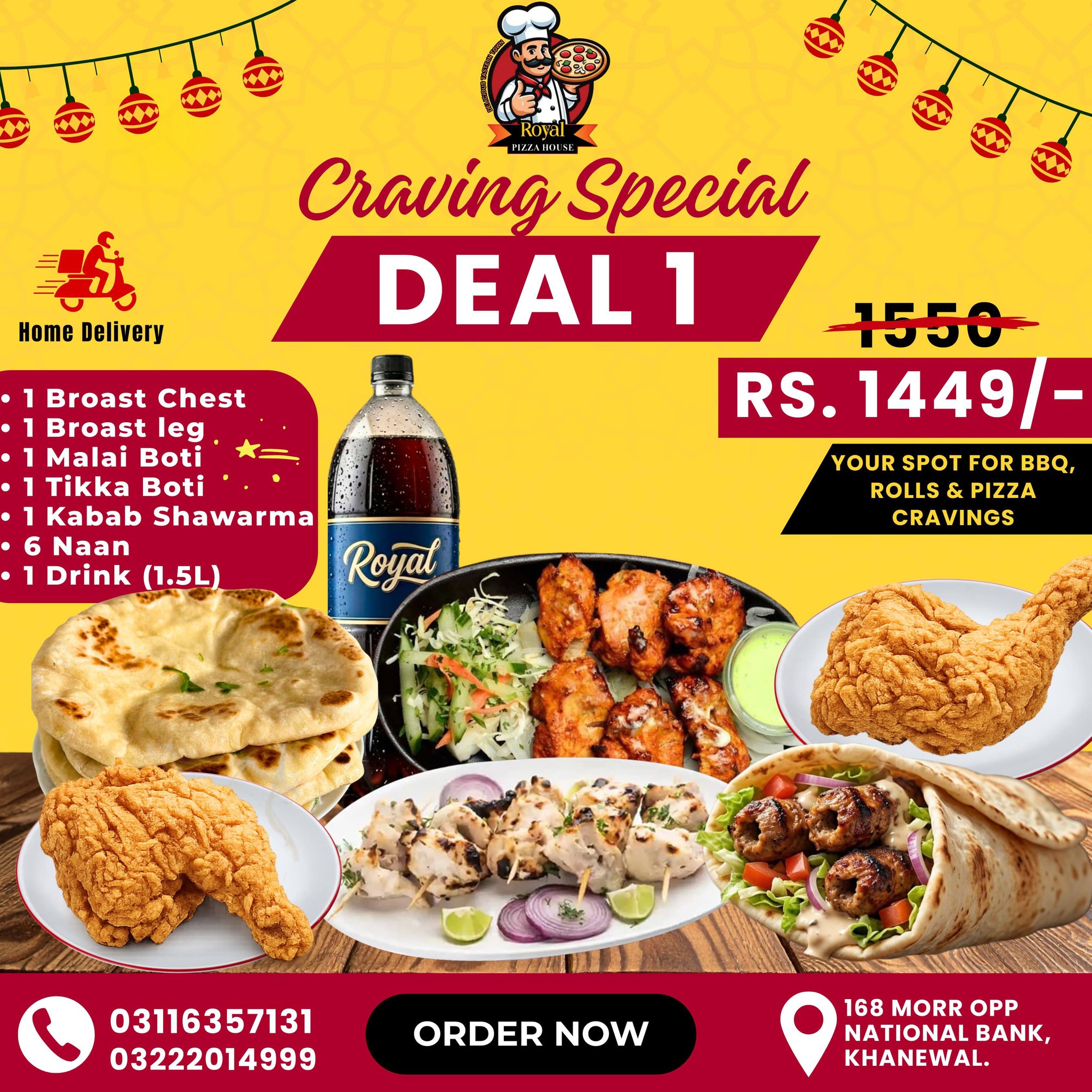 Royal Pizza House  Facebook ad