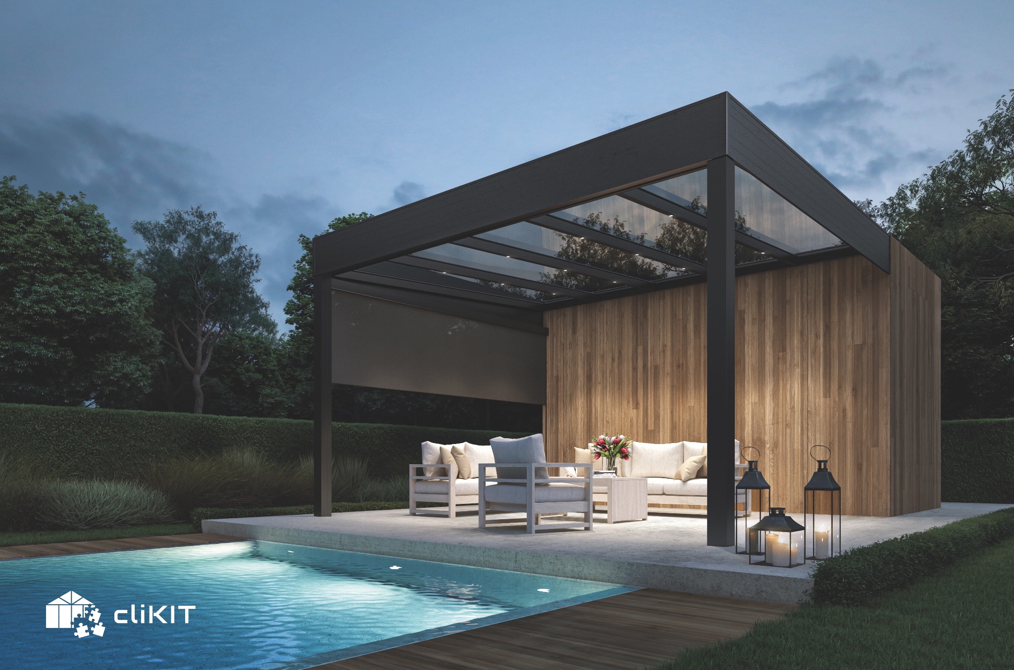 Verandas CliKIT - www.veranda-en-kit.com Facebook ad: Et si votre extérieur s’adaptait enfin à votre…