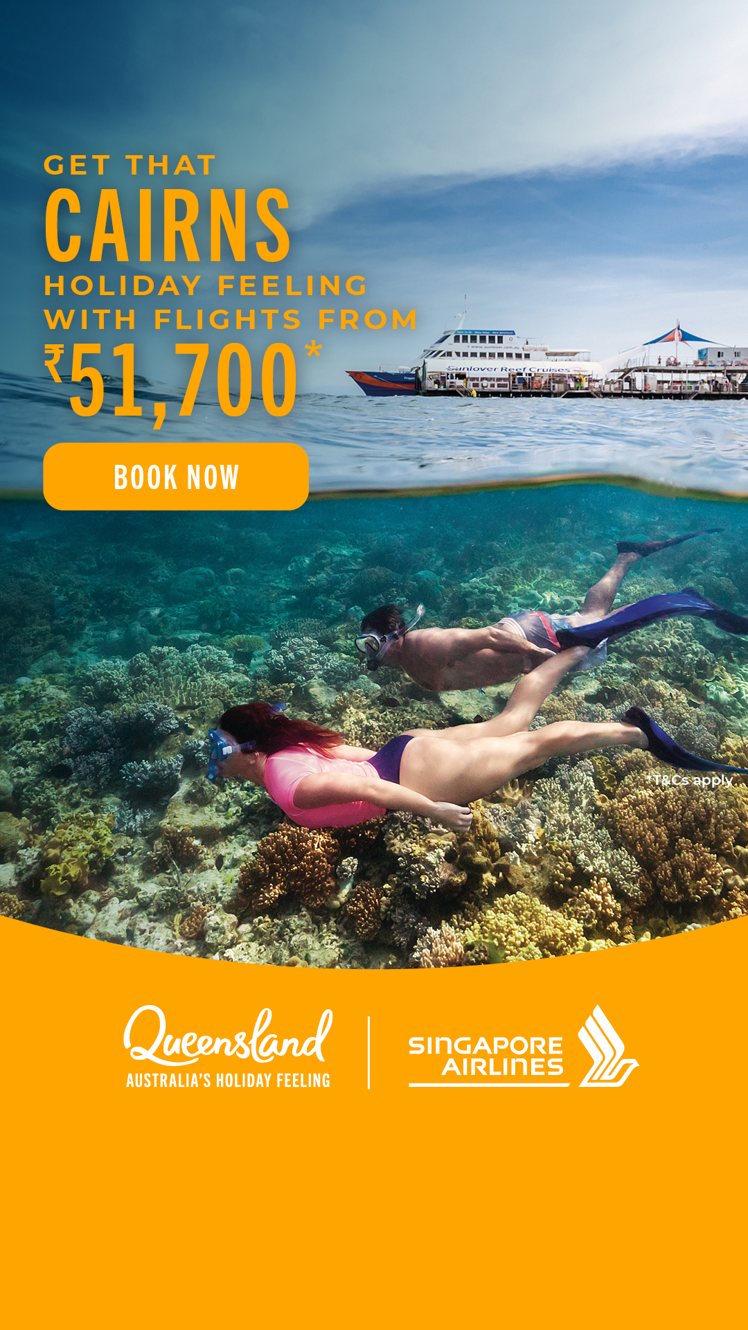 Singapore Airlines Facebook ad