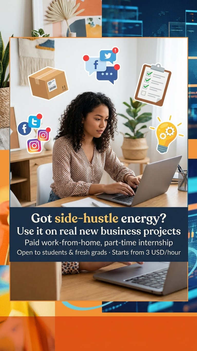 AstralStream Labs Facebook ad: Paid Work‑From‑Home Internship: Help Lead New Projects &…