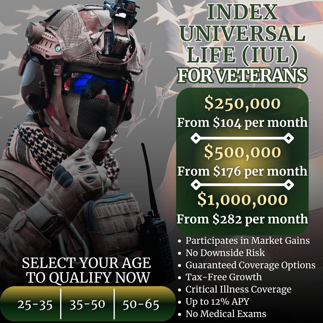 Combat Vet Life Insurance Facebook ad